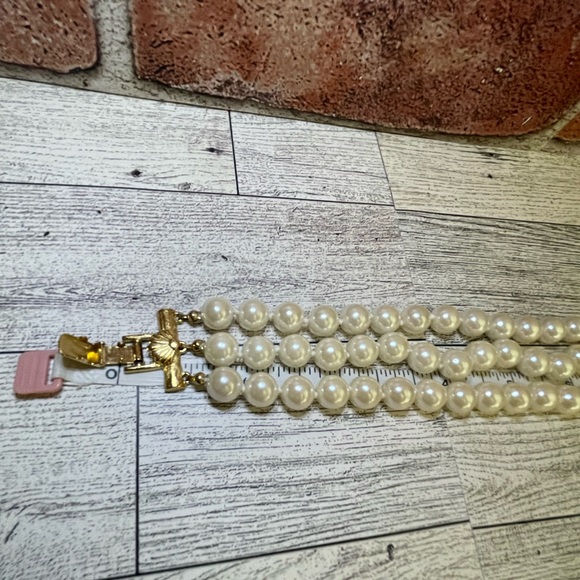 Vintage Faux Pearl Bracelet• Signed - Richelieu - Picture 7 of 13